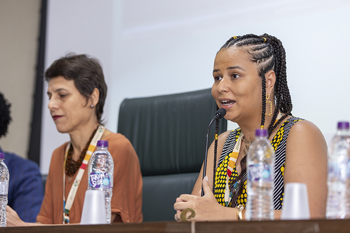 Ellen de Lima Souza, pró-reitora adjunta de Assuntos Estudantis e Políticas Afirmativas