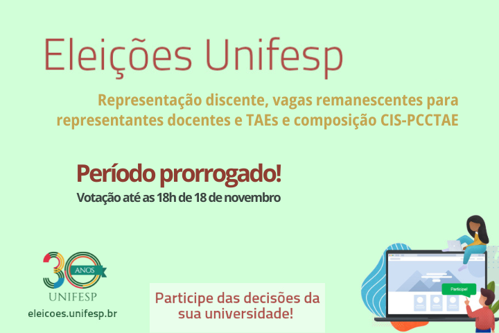 Eleições Unifesp Votação portal 1