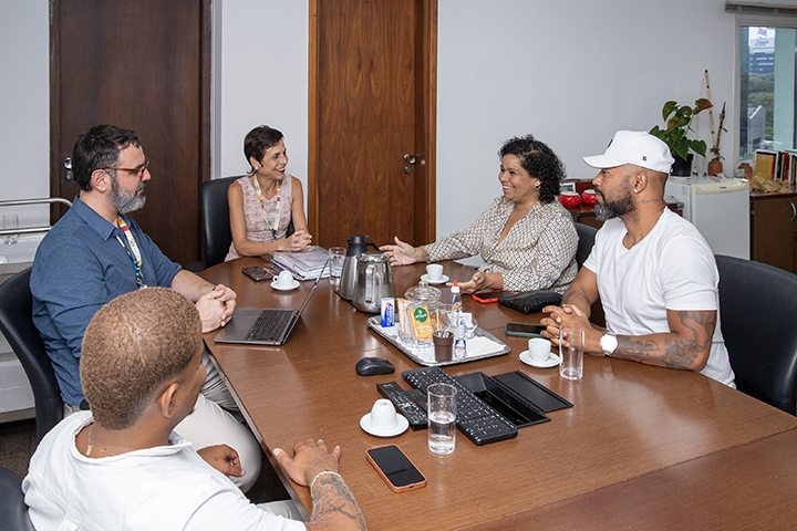 Unifesp e Ministério da Justiça e Segurança Pública se reuniram na Reitoria da Unifesp (Foto: Alex Reipert)